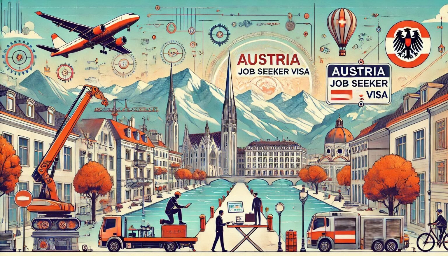 Austria job seeker visa processing time