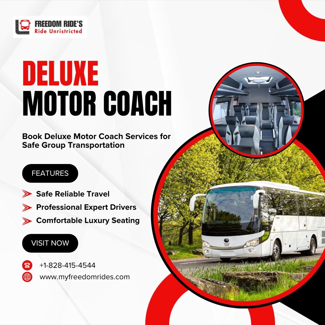 Premium Deluxe Motor Coach for Long Distance Group Trips