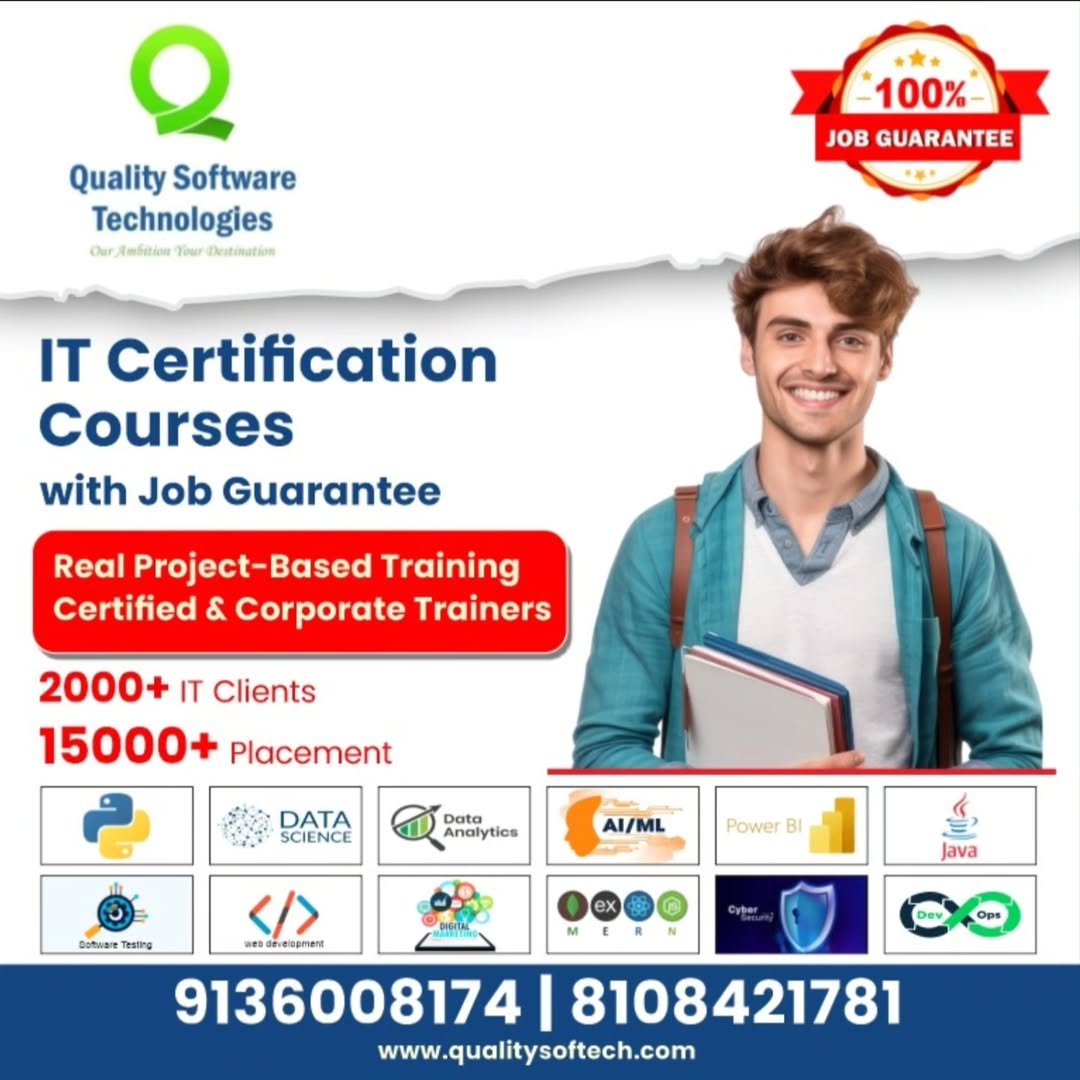 Data Science Course in Thane with 100% Job Placement Support | Quality Software Technologies
