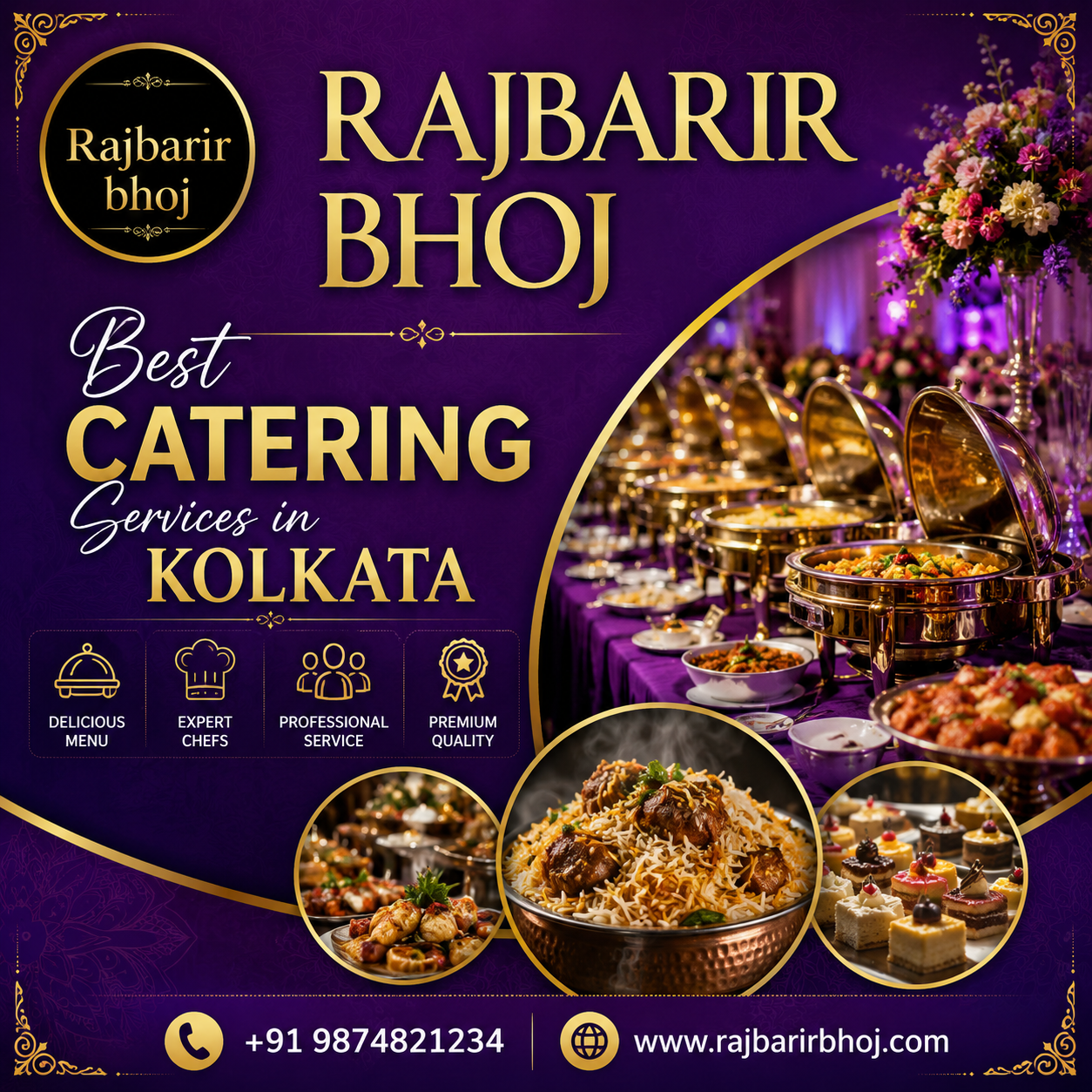 Best Catering Service in Kolkata- Rajbarir Bhoj