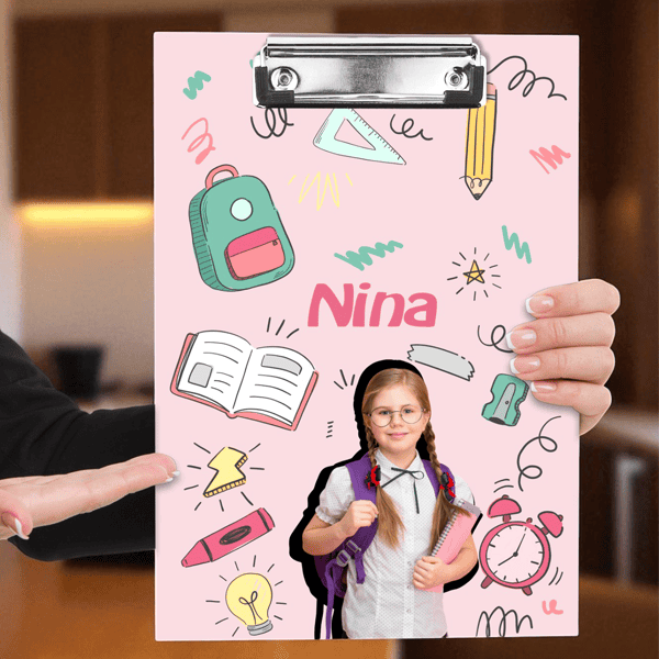 Customized Clip Board with Name & Photo Printing | Tagsen