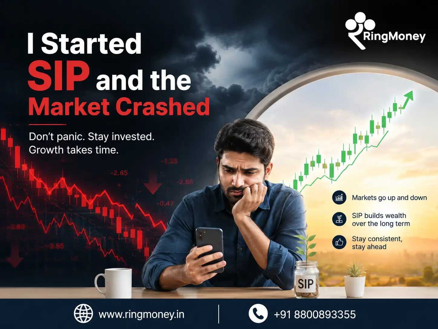 I Started SIP and the Market Crashed: Don’t Panic, Stay Invested | Ring Money
