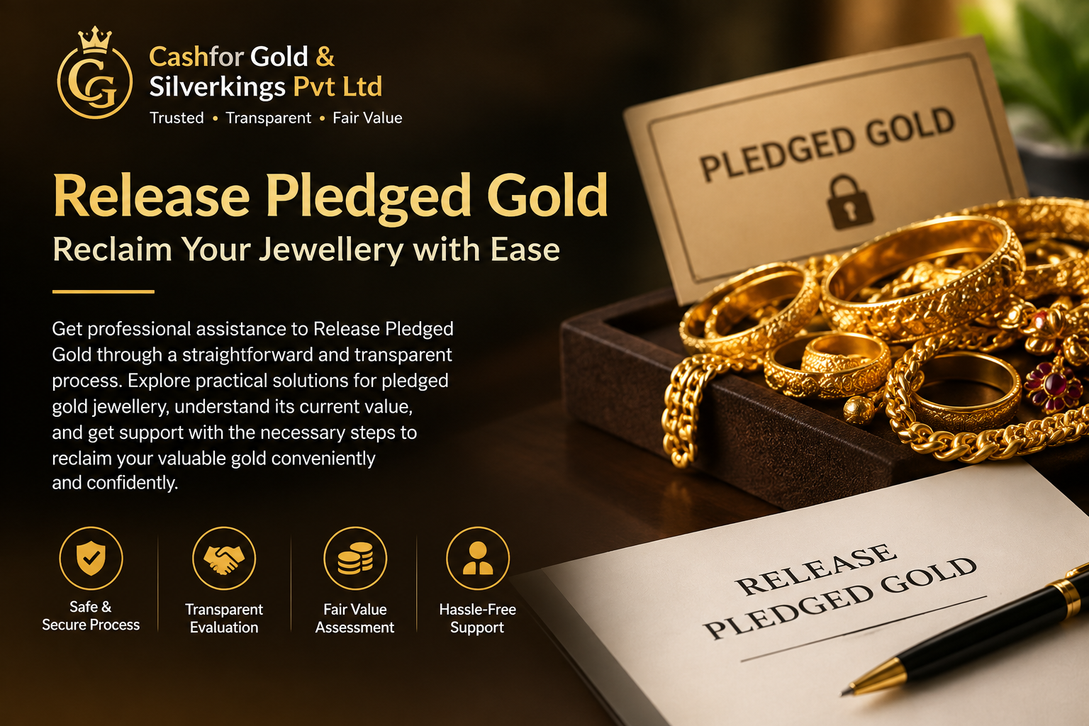 Release Pledged Gold | Settle Gold Loans & Recover Your Jewellery