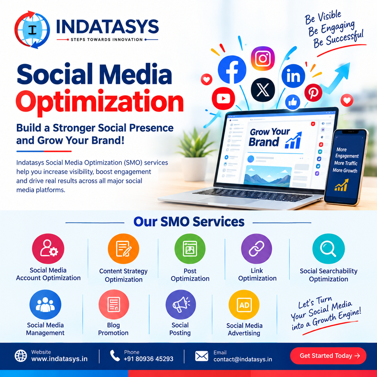 Social Media Optimization Services – Grow Your Online Presence with Indatasys