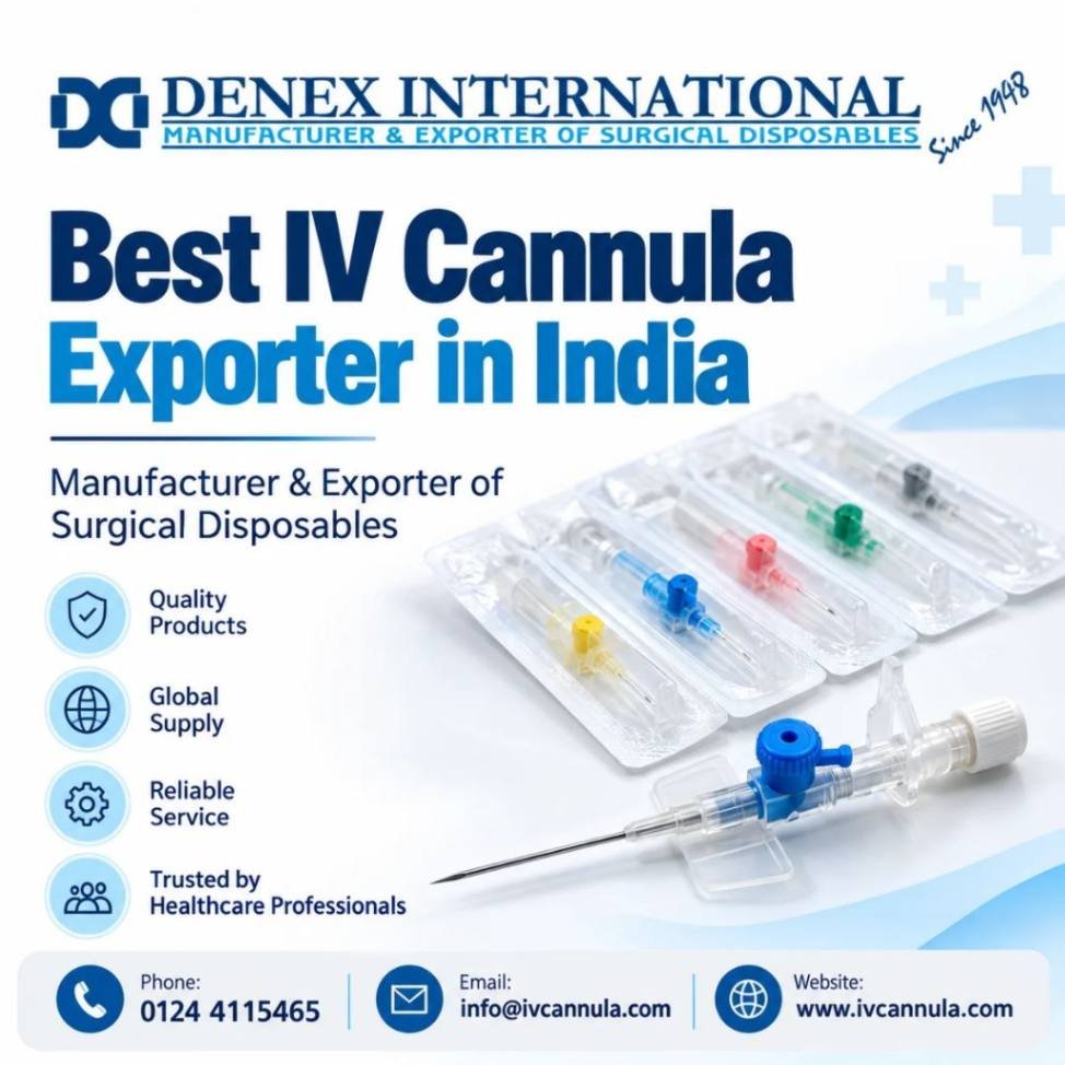Best IV Cannula Exporter in India – Denex International