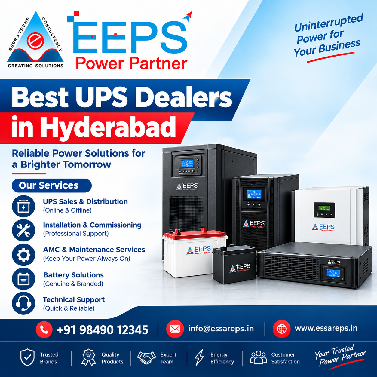 Top UPS Dealers in Hyderabad for Efficient and Reliable Power Solutions