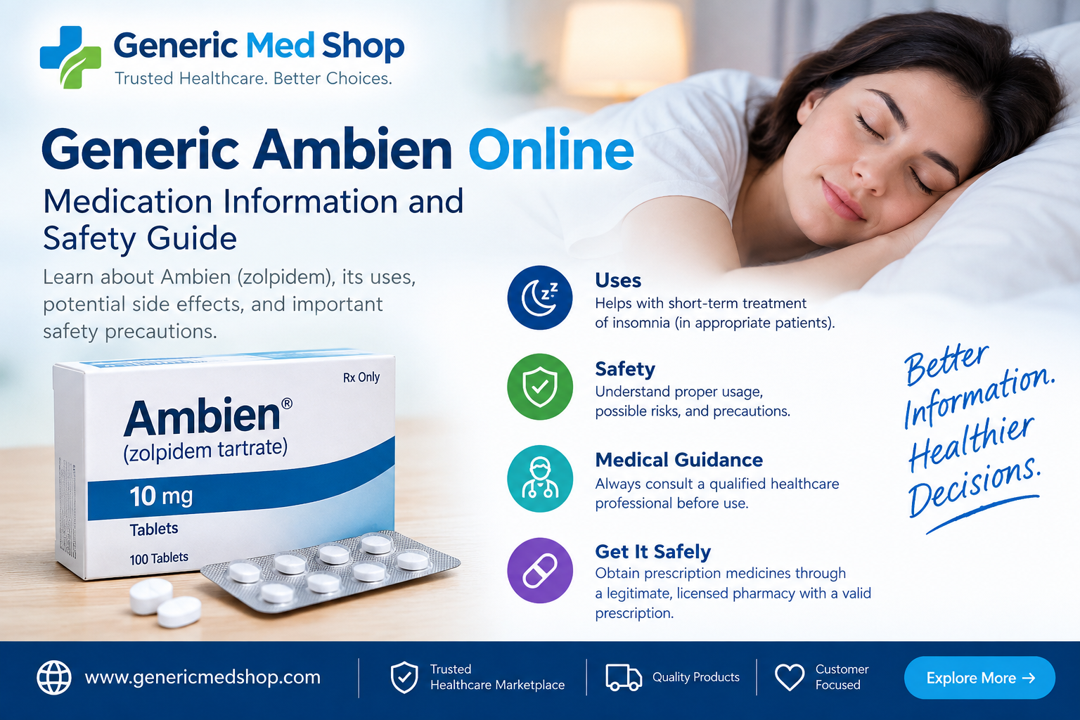 Generic Ambien Online Medication Information and Safety Guide