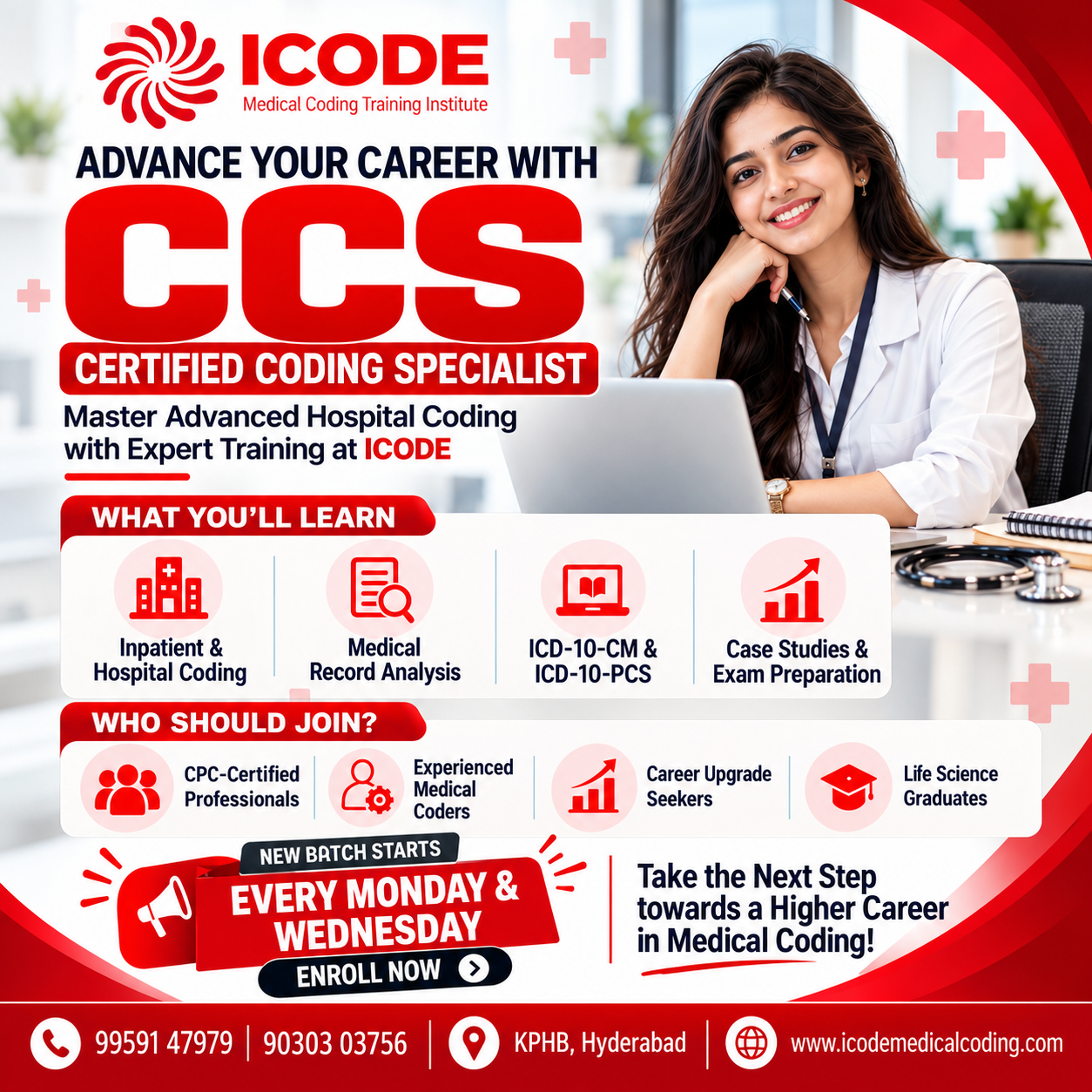 Top Medical Coding Training Fees in Hyderabad