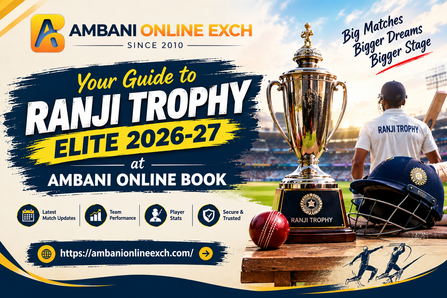 Explore Ranji Trophy Elite 2026-27 with Ambani Online Book