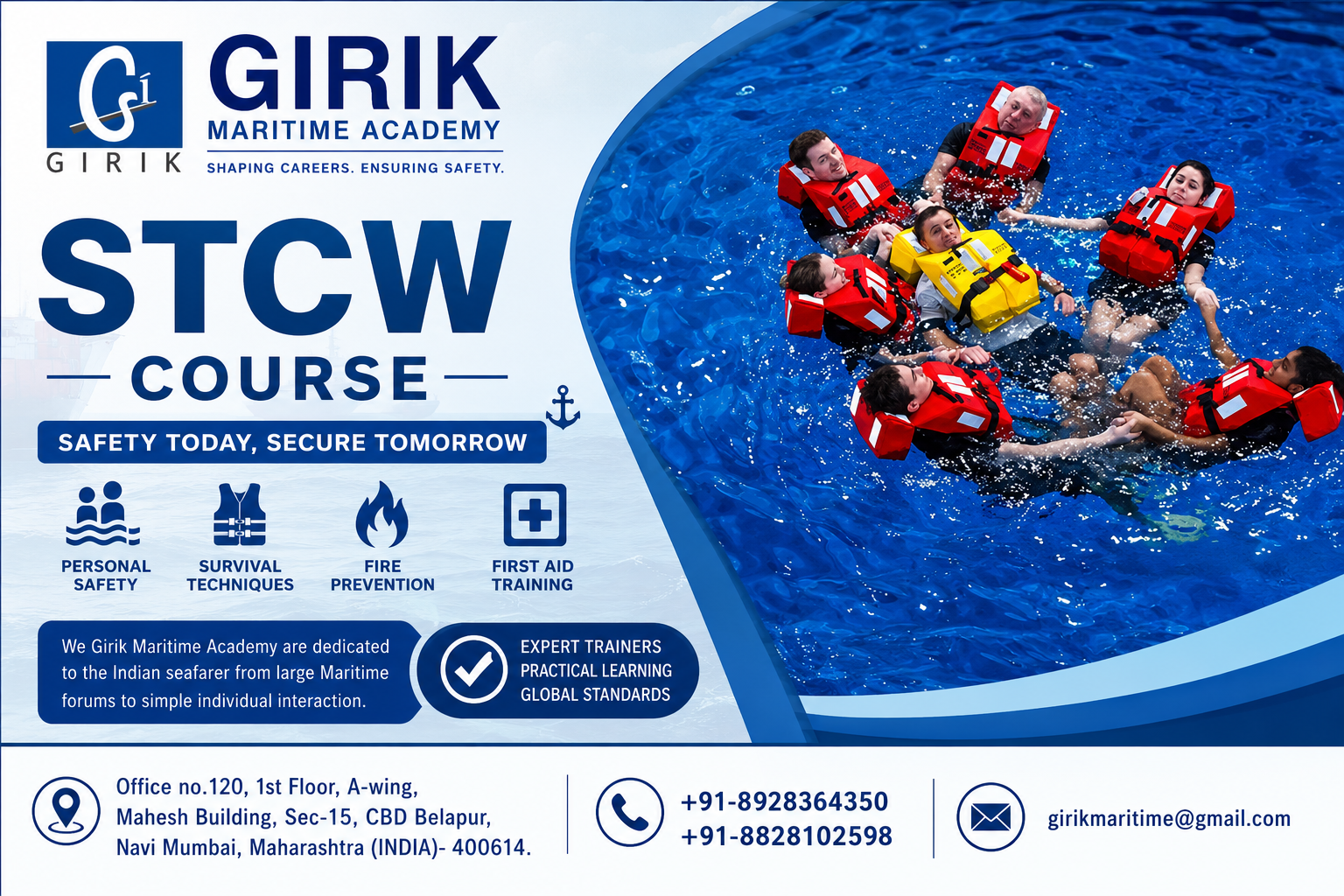 STCW Course | Mumbai | India | Girik Maritime Academy