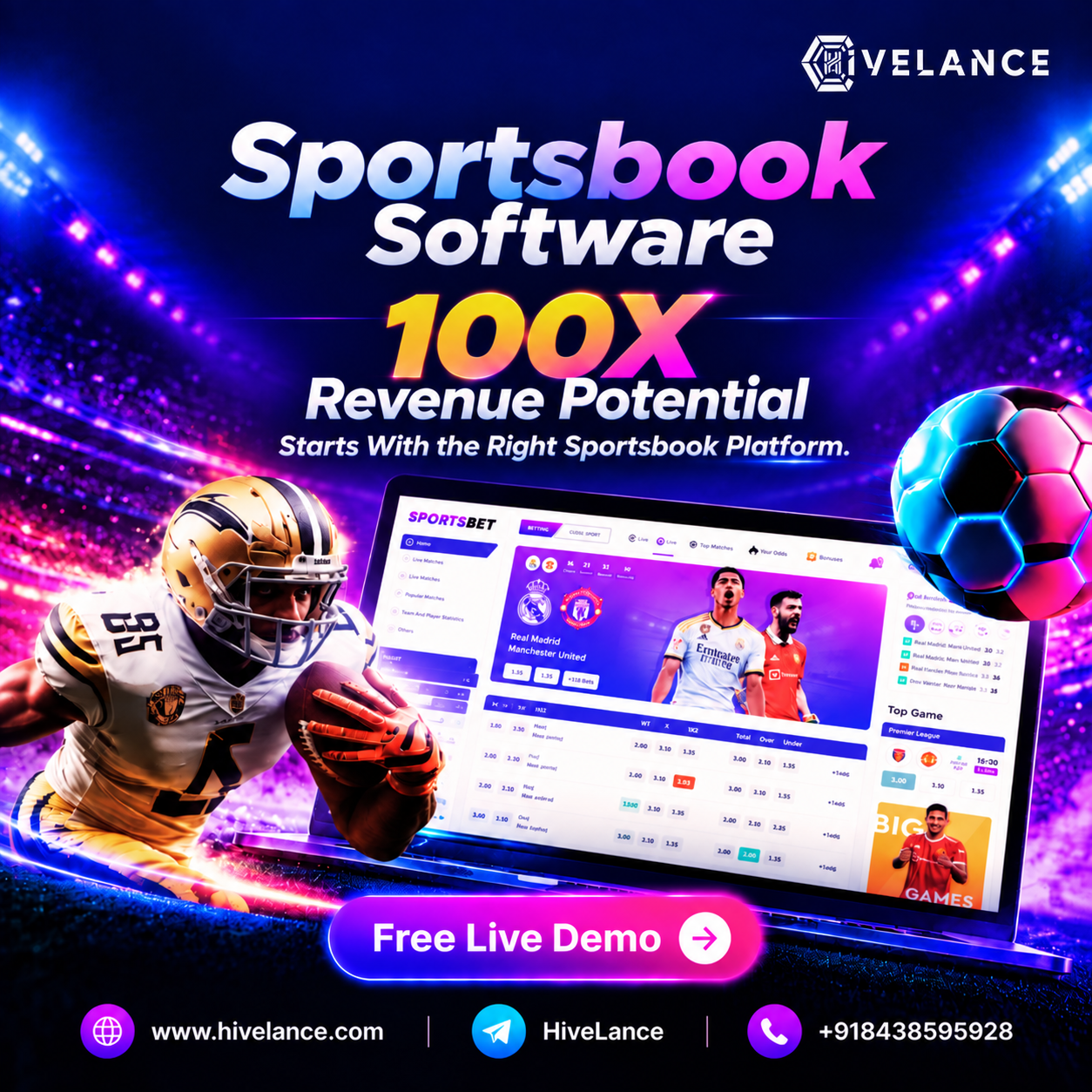 Big Vision. Bigger Opportunity. Build Your Own Sportsbook.
