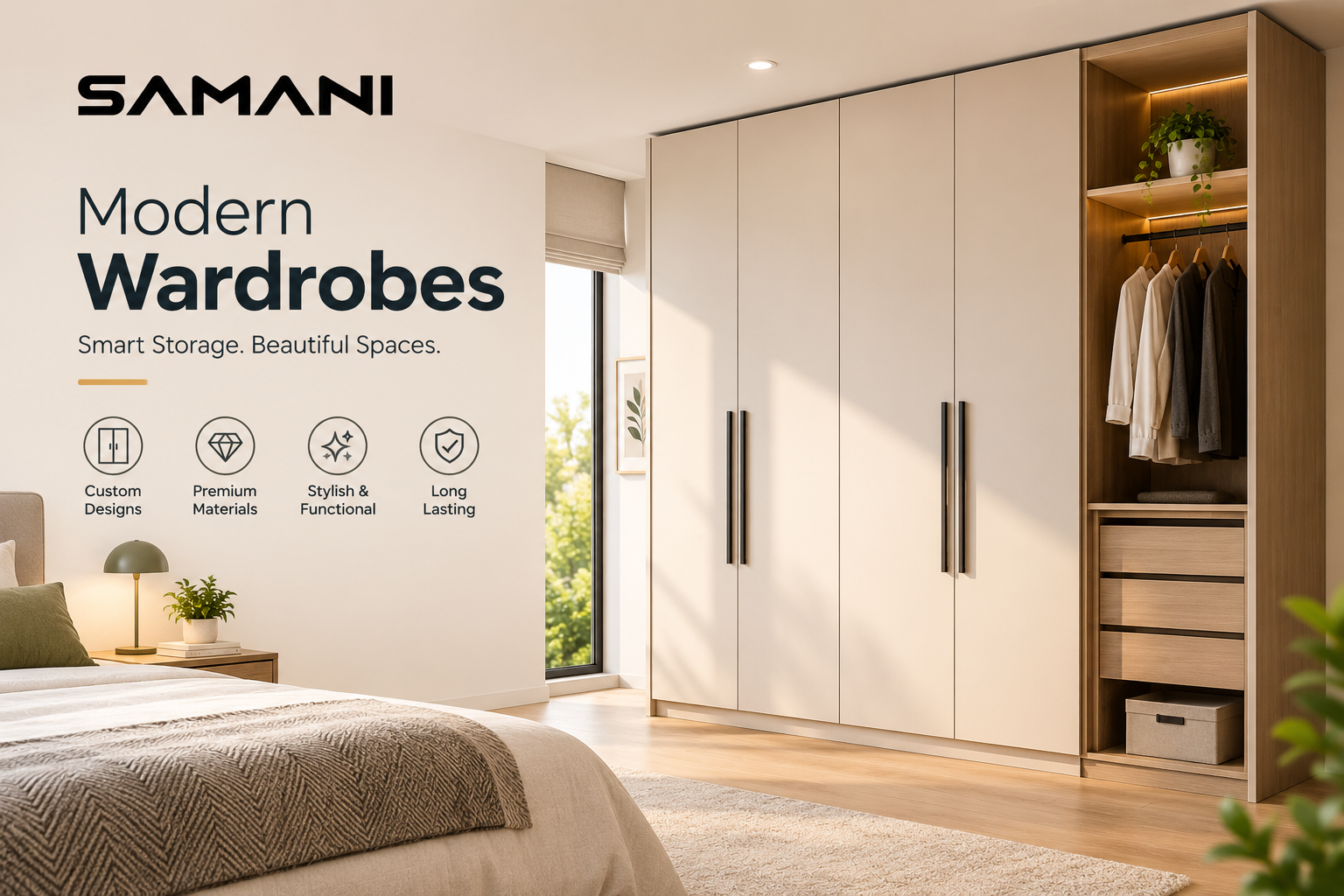 Wardrobes | Intelligent Storage, Seamless Design | Samani ECC