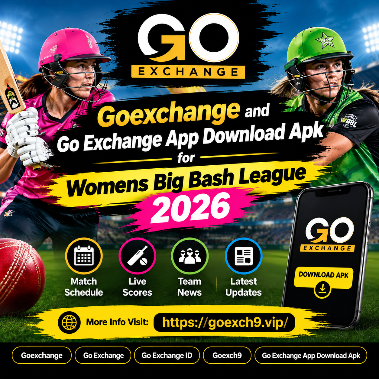Visit at Goexchange for Womens Big Bash League 2026