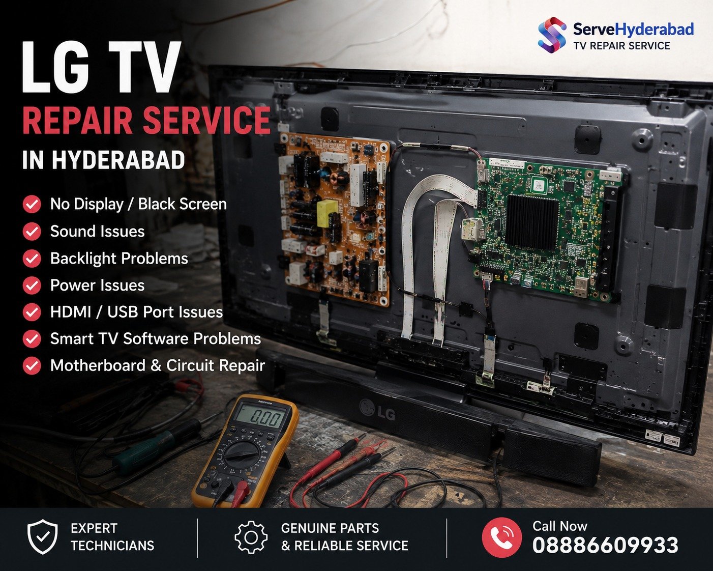 LG TV Repair in Nagole – Doorstep LED, Smart TV Service