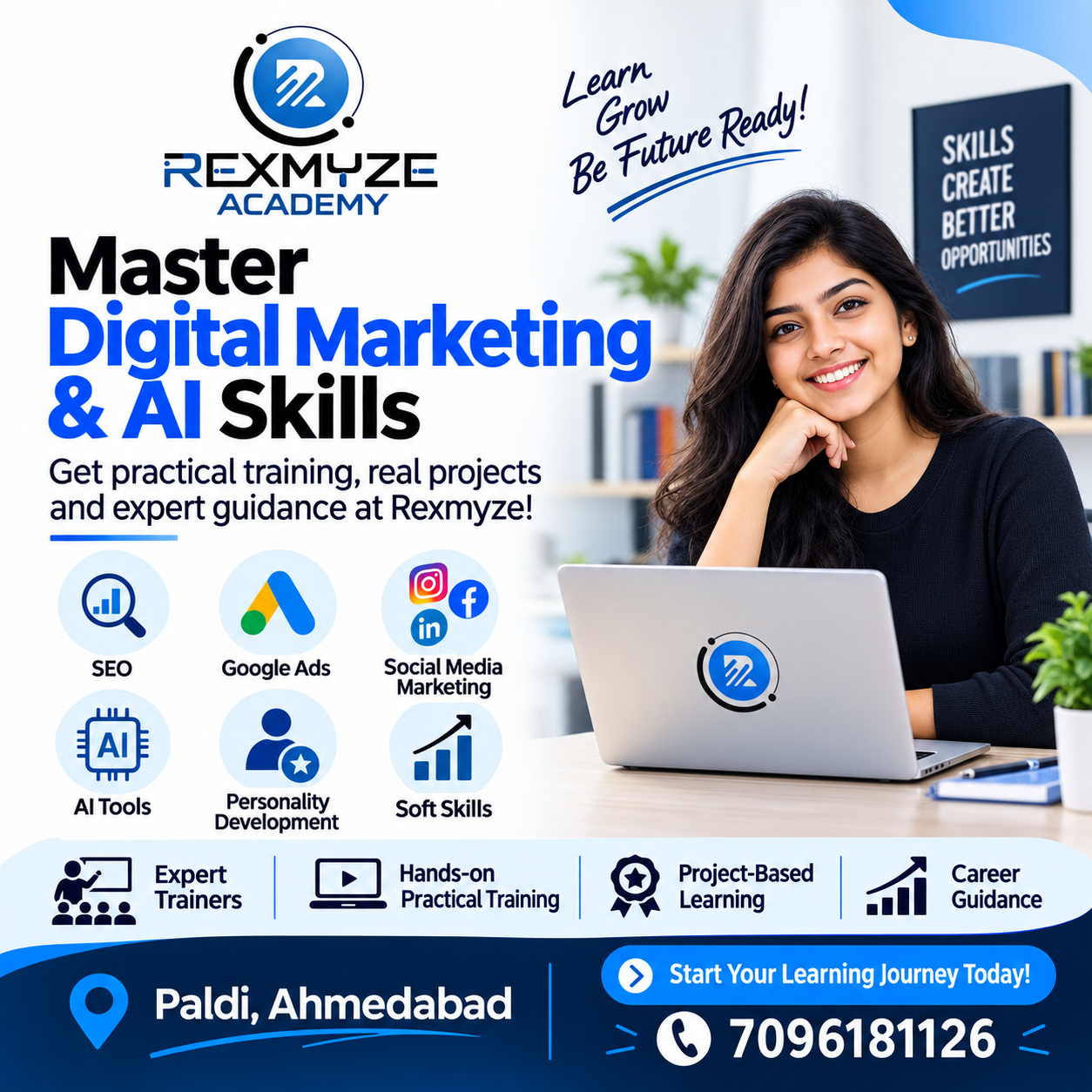 Rexmyze Digital Marketing & AI Academy in Paldi, Ahmedabad