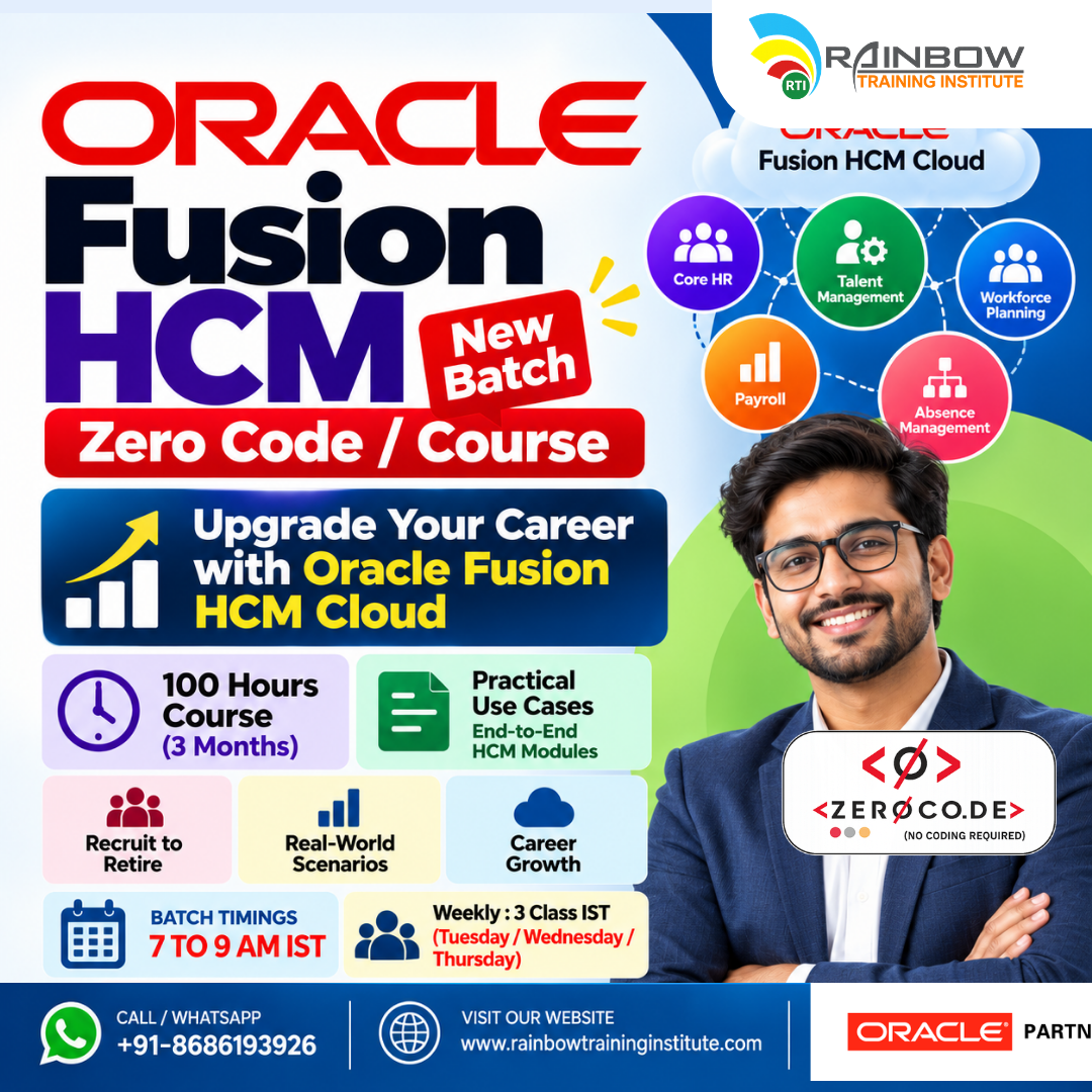 Oracle fusion HCM Online Training