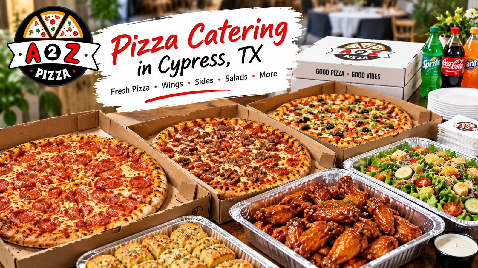 Fresh Pizza Delivery in Cypress, TX | A2Z Pizza Co.